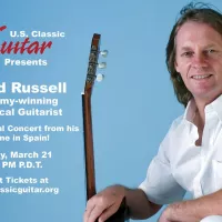 David Russell's U.S. International Guitar Series Concert Will Take 